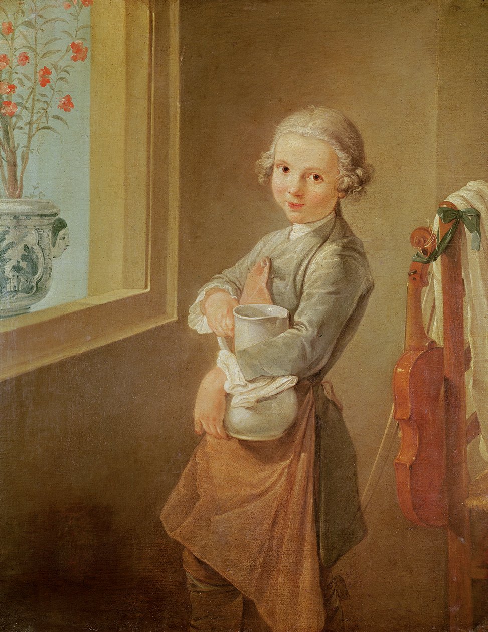 Mały skrzypek autorstwa Nicolas Bernard Lepicie