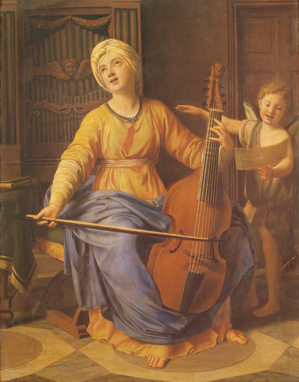 NS. Cecylia autorstwa Nicolas Colombel