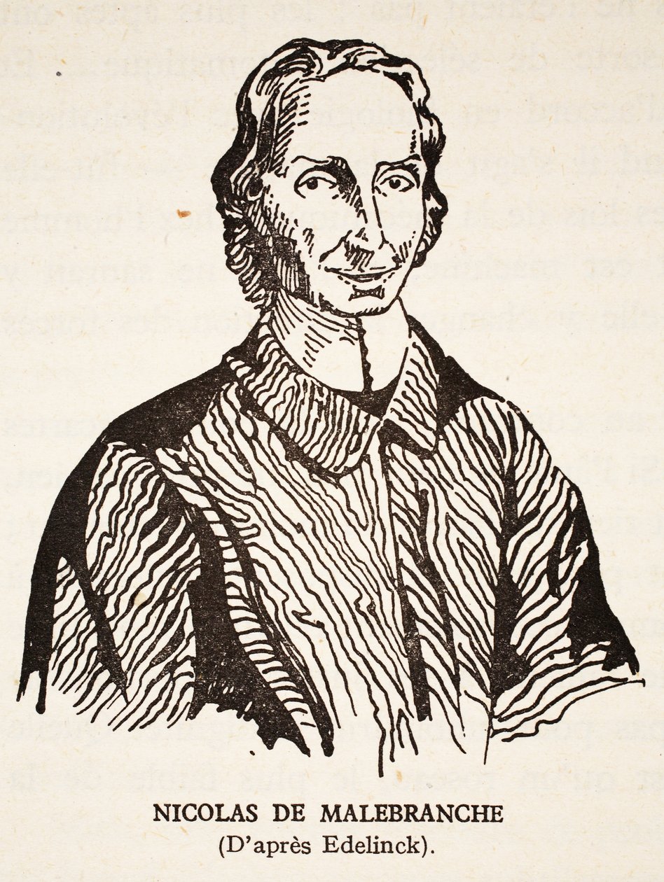 Mikołaj de Malebranche autorstwa Nicolas Etienne Edelinck