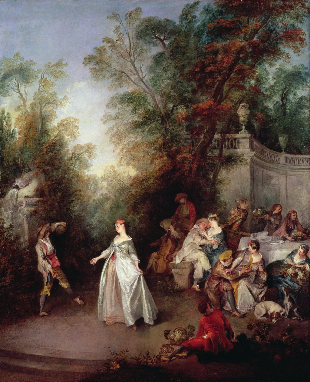 Uczta autorstwa Nicolas Lancret