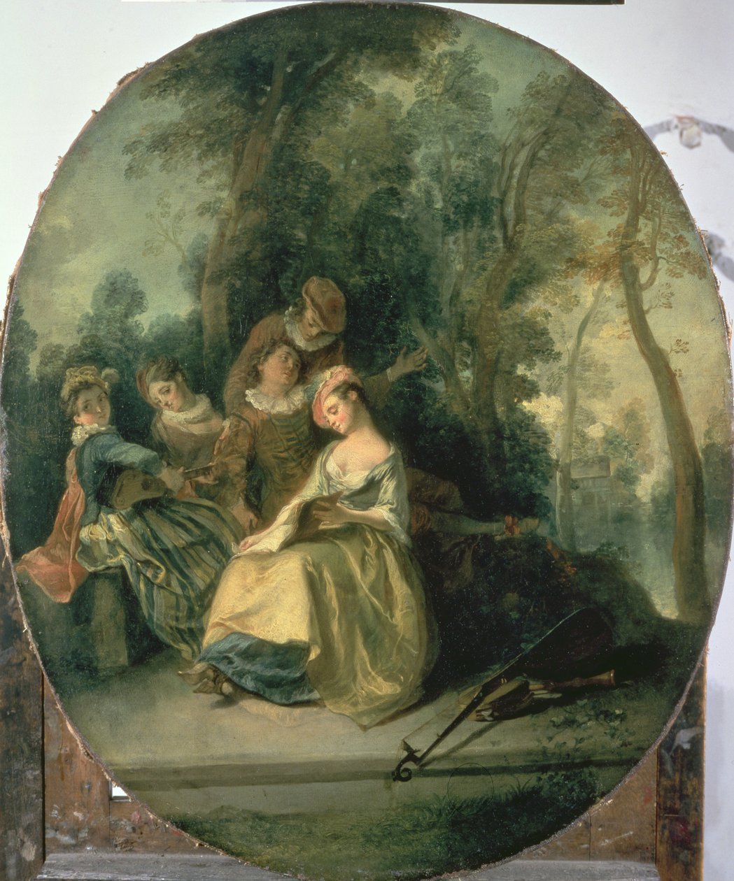 Koncert w parku, 1725 autorstwa Nicolas Lancret