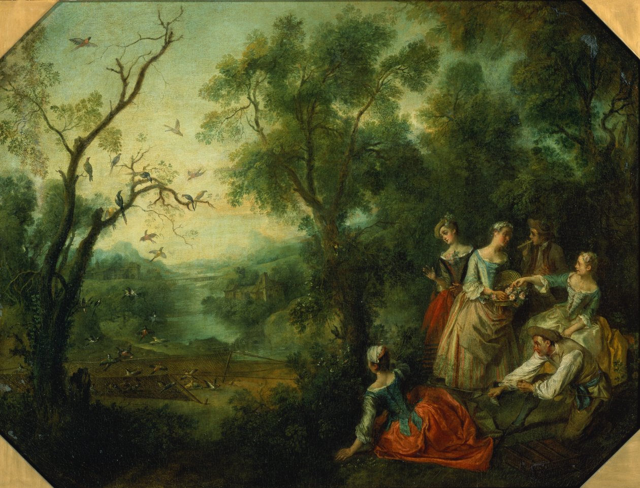 Wiosna, 1738 r. autorstwa Nicolas Lancret
