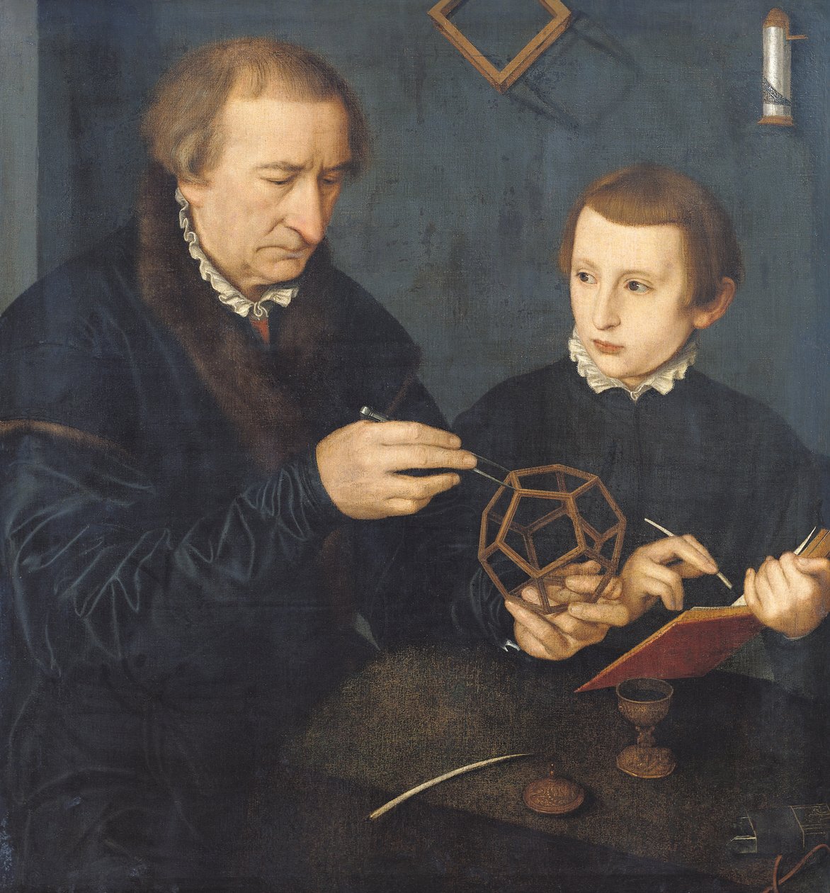 Johann I Neudorfer i jego Syn, 1561 autorstwa Nicolas Neufchatel