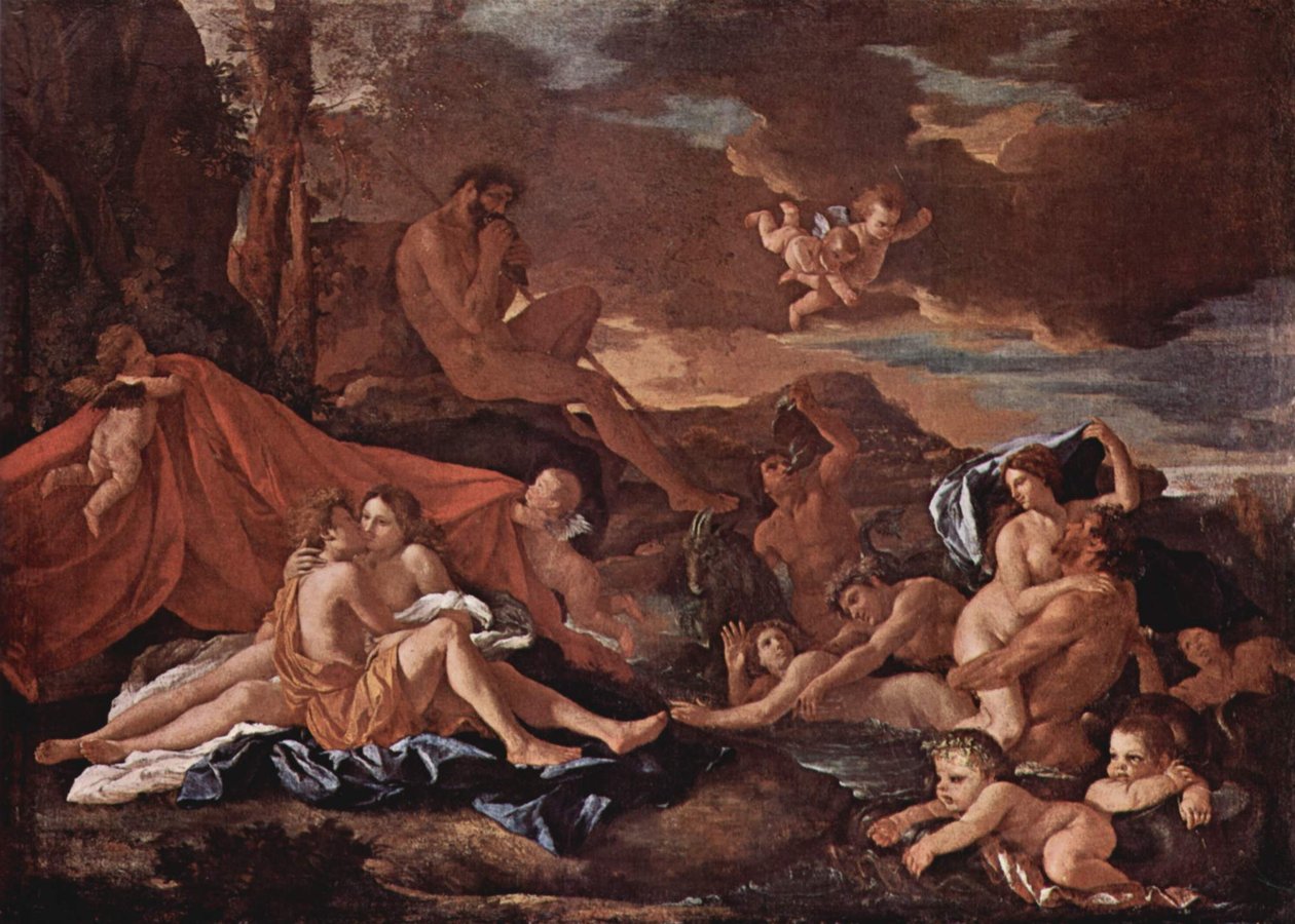 Akis i Galathea autorstwa Nicolas Poussin