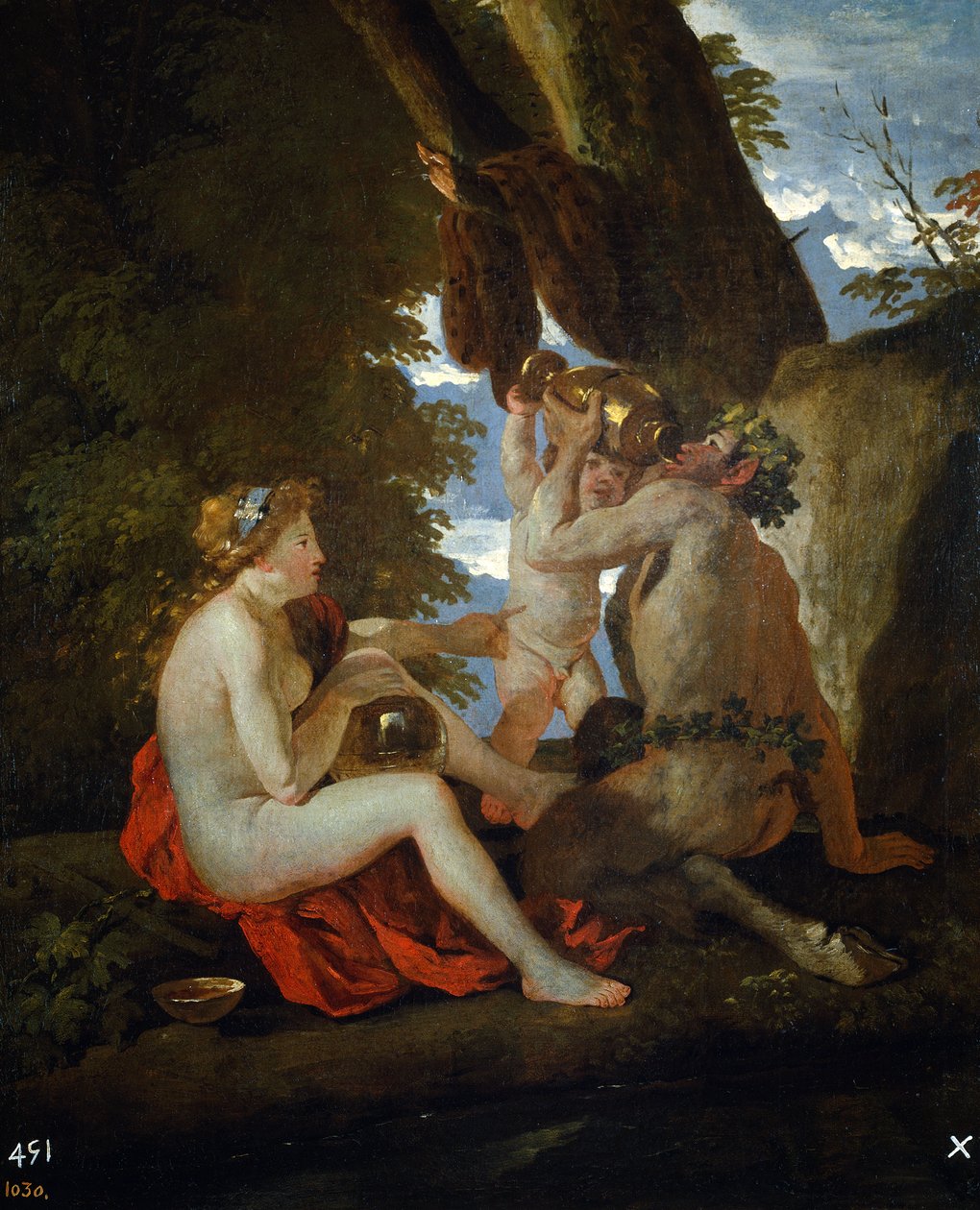 Scena bachiczna autorstwa Nicolas Poussin