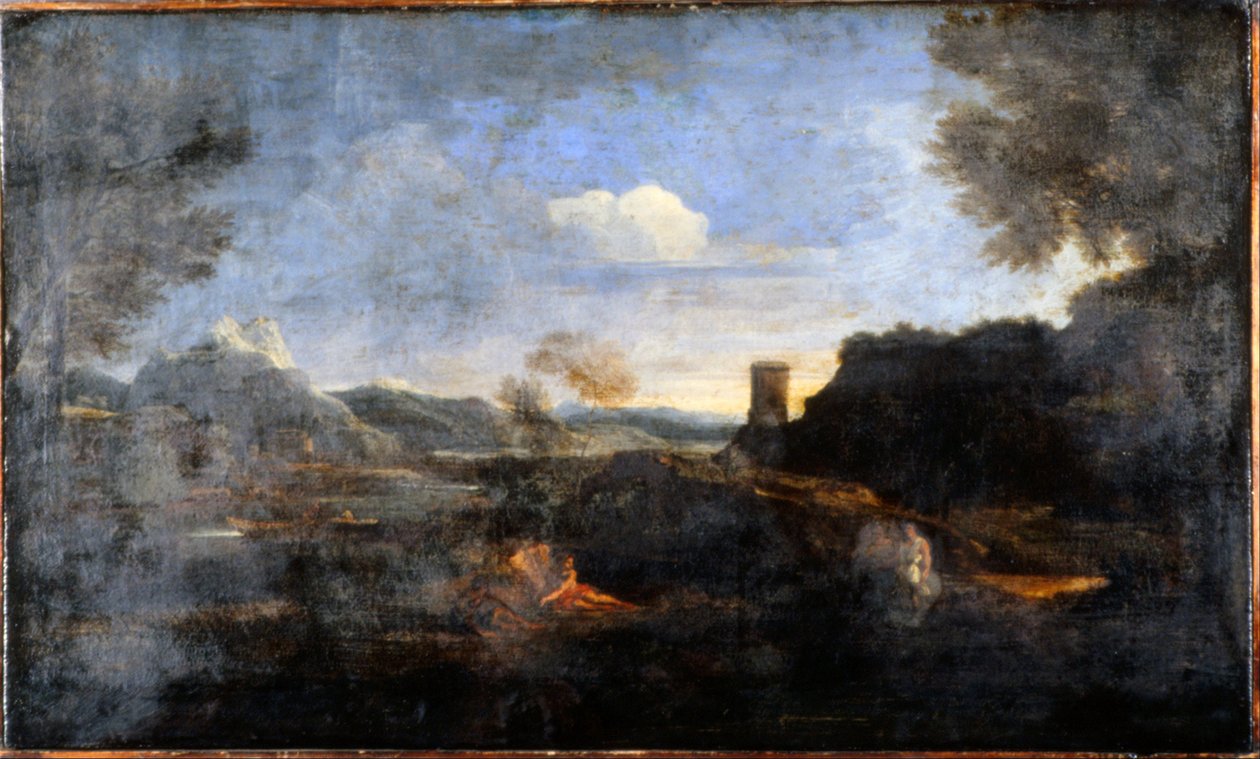 Krajobraz autorstwa Nicolas Poussin