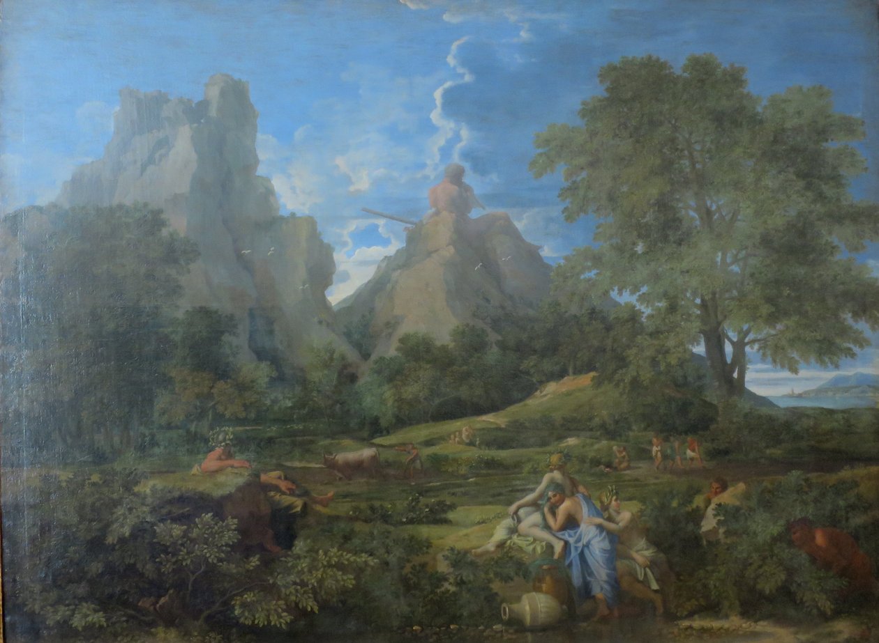Krajobraz z Polifem autorstwa Nicolas Poussin