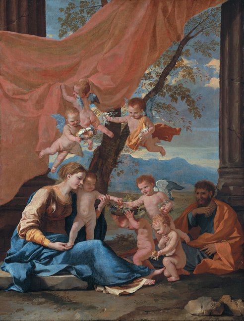 Odpocznij w locie do Egiptu autorstwa Nicolas Poussin