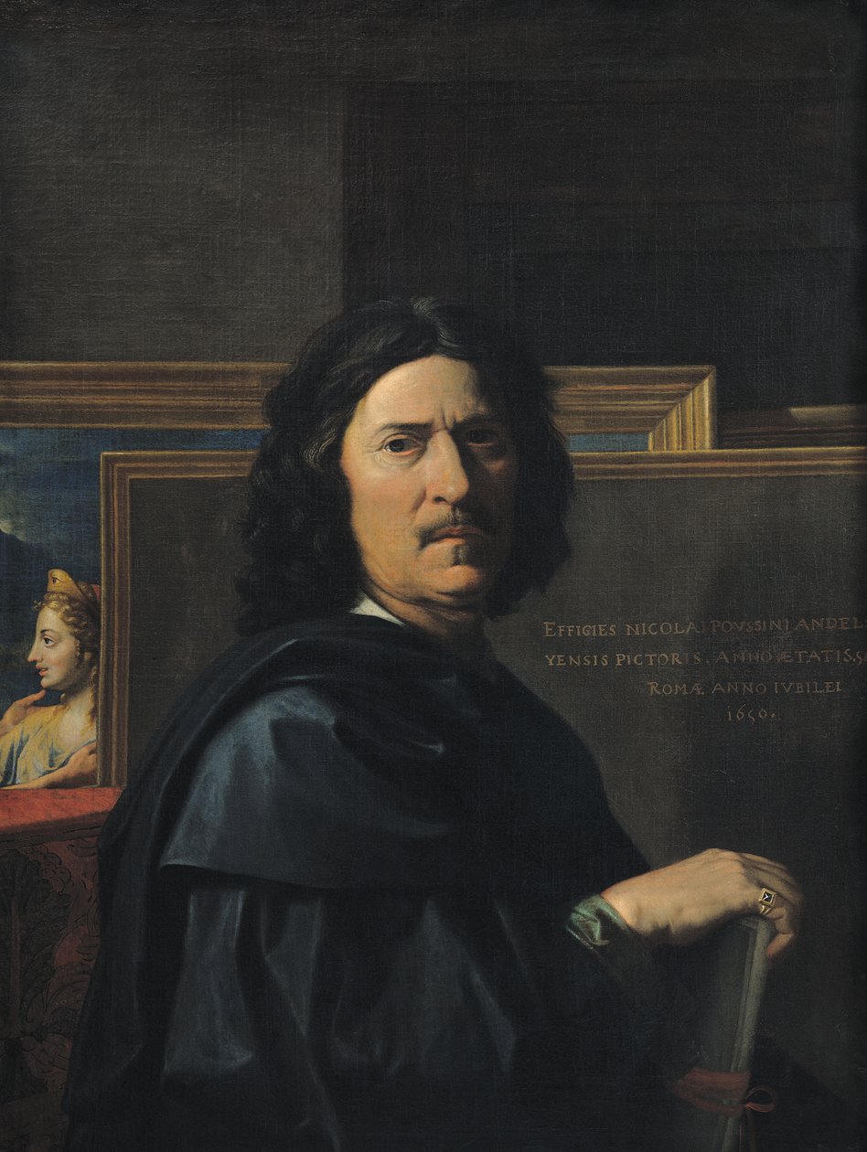 Portret artysty, 1650 autorstwa Nicolas Poussin