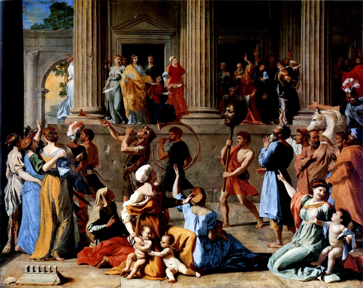Triumf Dawida autorstwa Nicolas Poussin