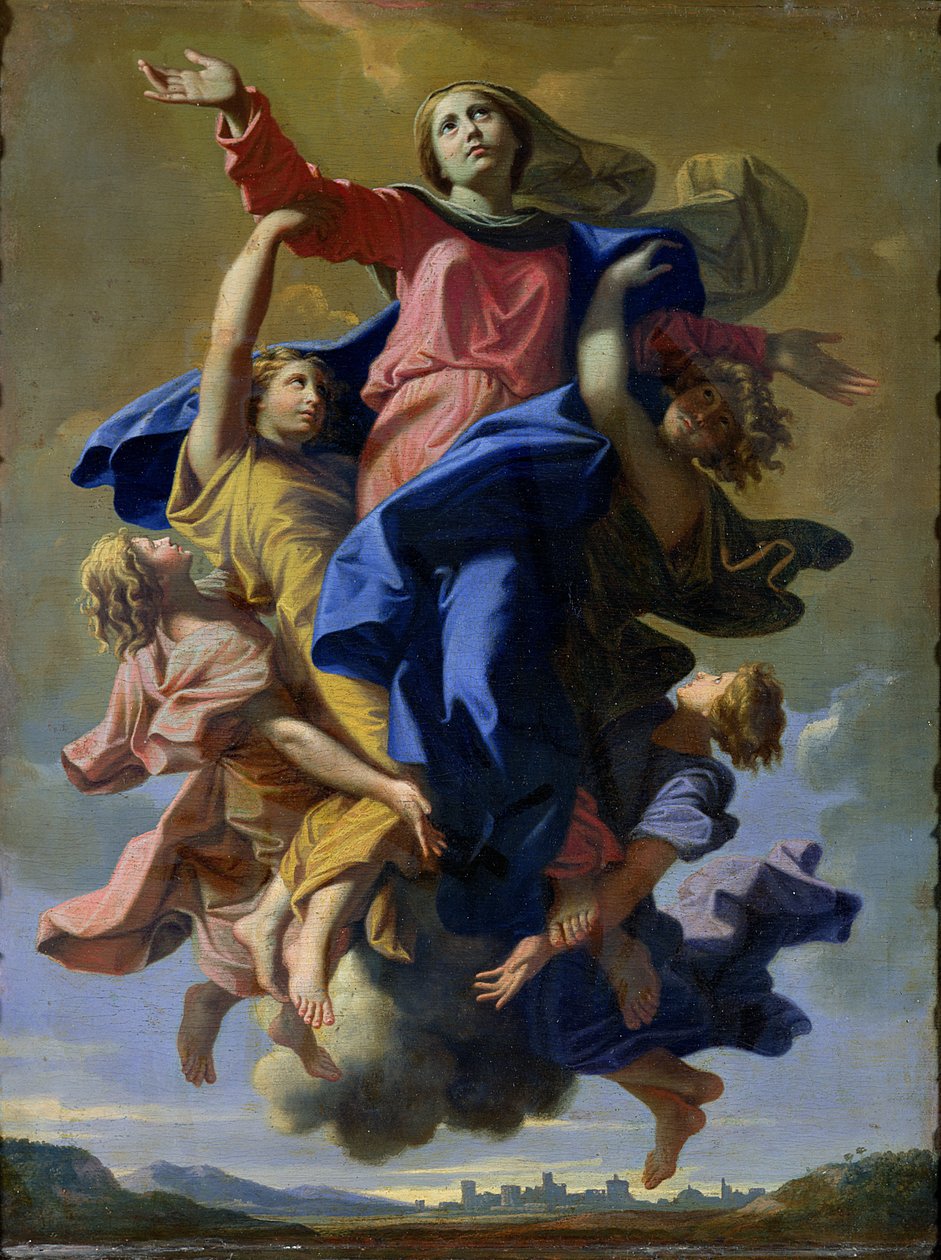 Wniebowzięcie Najświętszej Marii Panny, 1649-50 autorstwa Nicolas Poussin