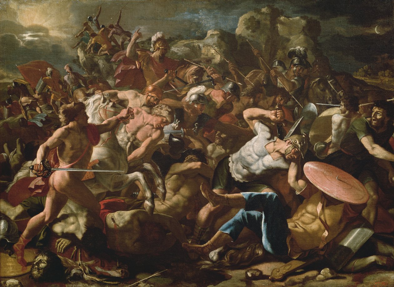 Walka autorstwa Nicolas Poussin