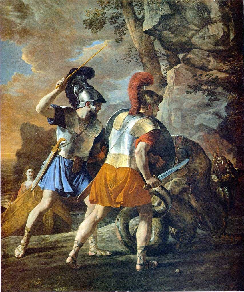 Towarzysze Rinaldo autorstwa Nicolas Poussin