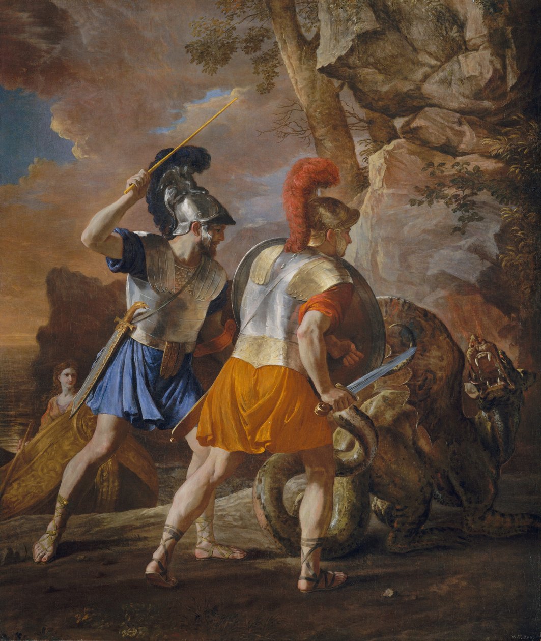 Towarzysze Rinaldo autorstwa Nicolas Poussin