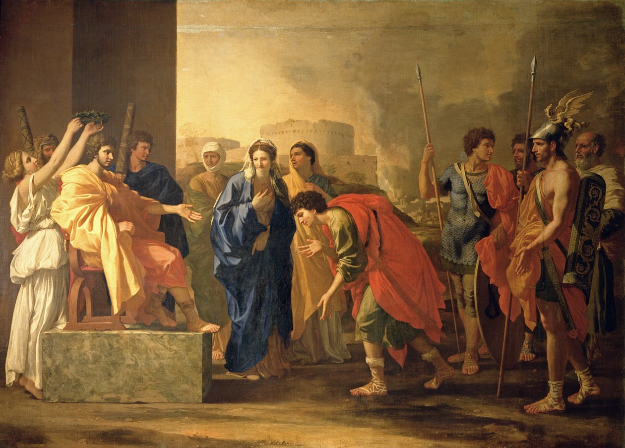 Kontynencja Scypiona, 1640 autorstwa Nicolas Poussin