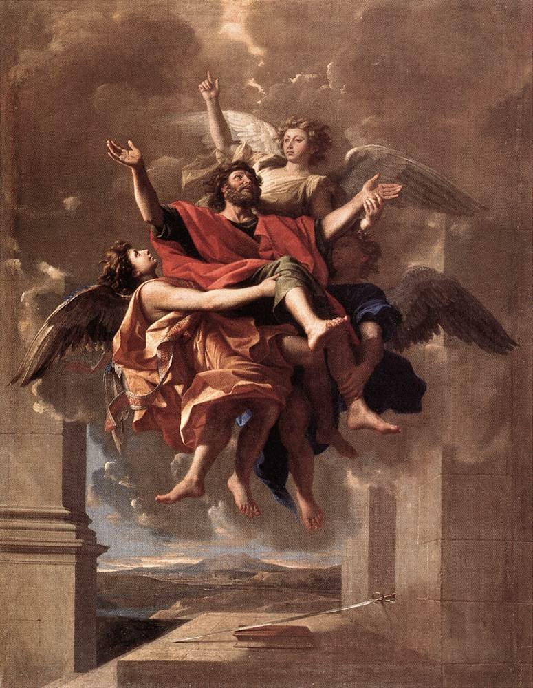 Ekstaza św. Pawła autorstwa Nicolas Poussin