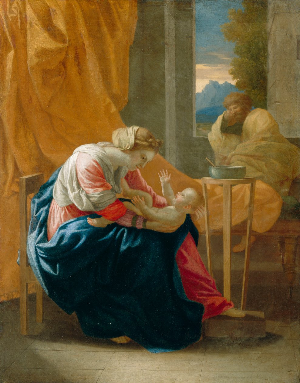 Święta Rodzina, 1641 autorstwa Nicolas Poussin