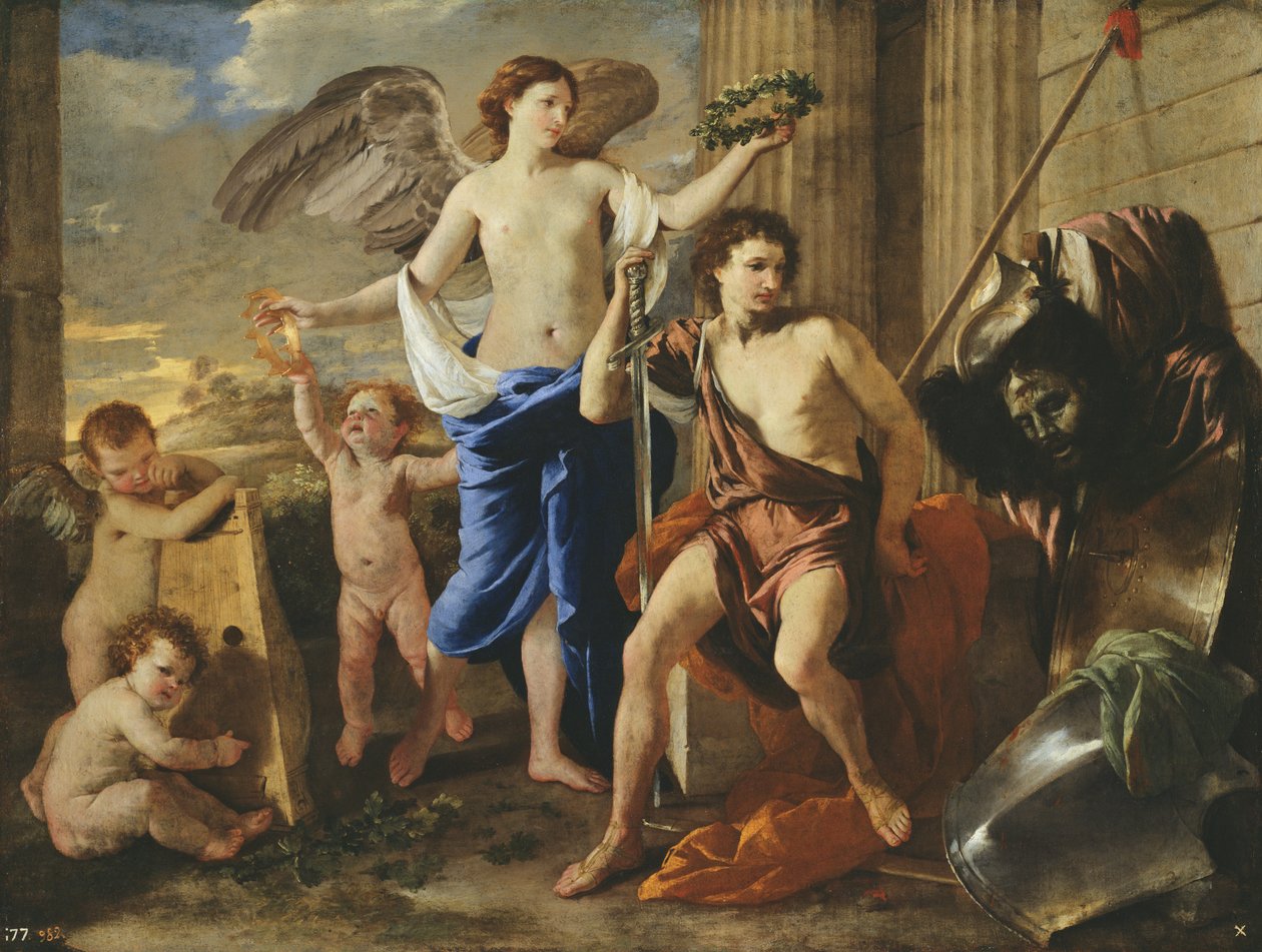 Triumf Dawida, ok. 1630 r. autorstwa Nicolas Poussin