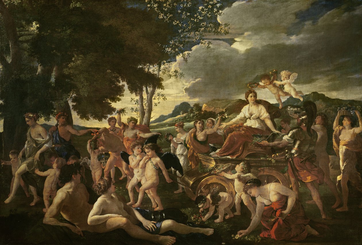 Triumf Flory, ok. 1627-28 autorstwa Nicolas Poussin