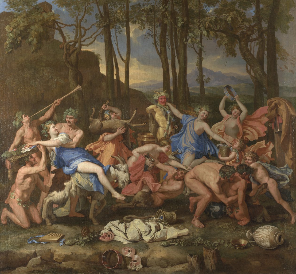 Triumf Pan autorstwa Nicolas Poussin