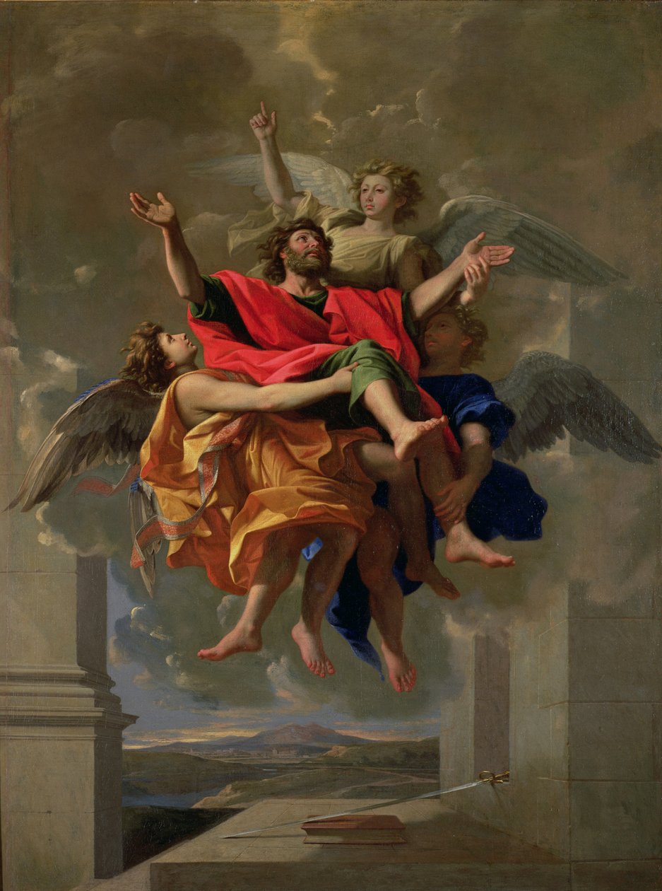 Wizja św. Pawła, 1649-50 autorstwa Nicolas Poussin