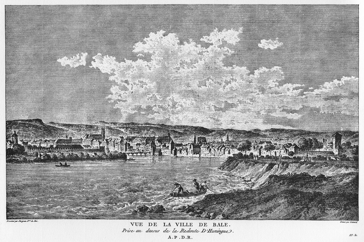 Basileae prospekt autorstwa Nicolas Pérignon, Jean Baptiſte Liénard