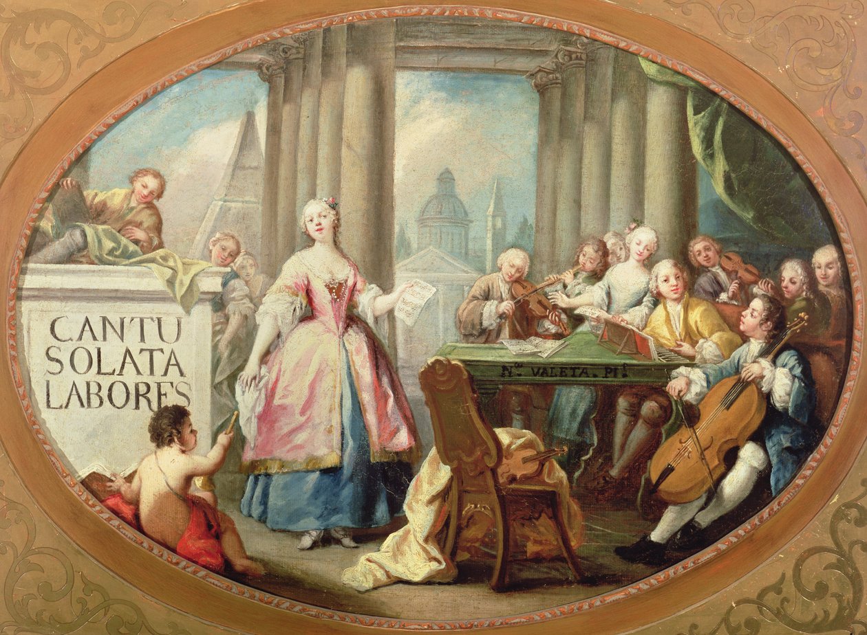Alegoria muzyki autorstwa Nicolas Valeta