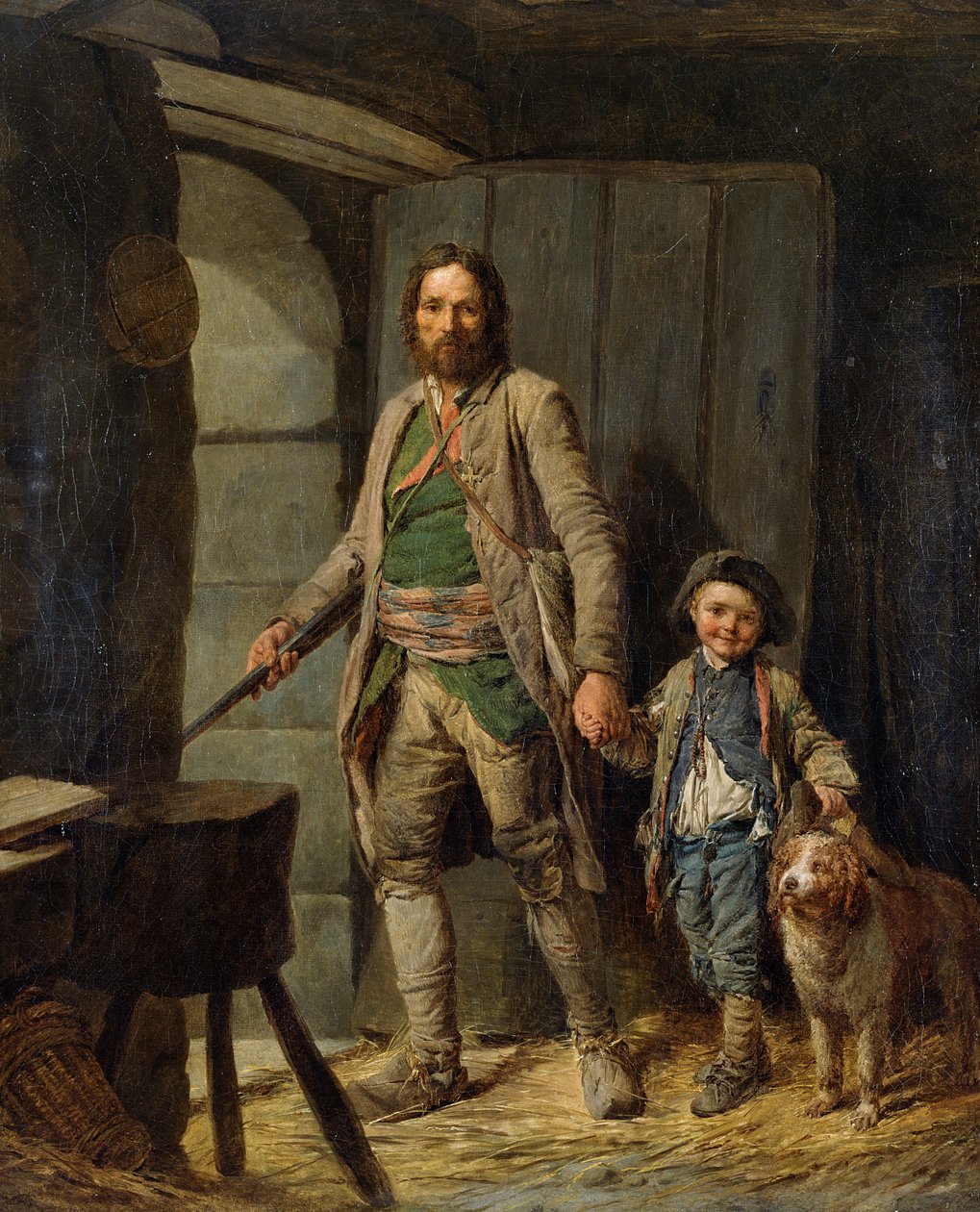 Wyjazd kłusownika, 1781 autorstwa Nicolas Bernard Lepicie