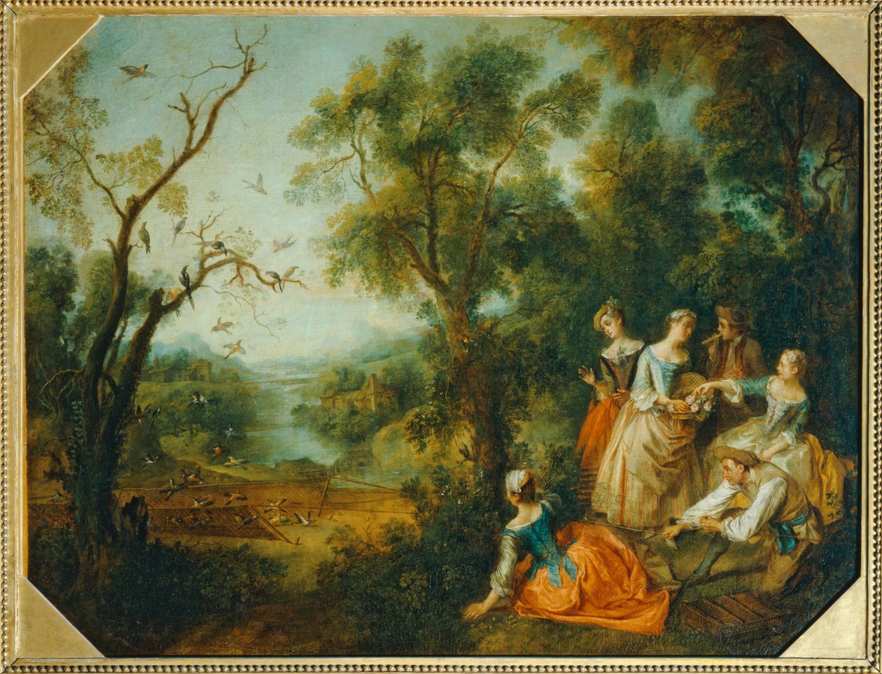 Le printemps - Wiosna ... autorstwa Nicolas (attr. to) Lancret