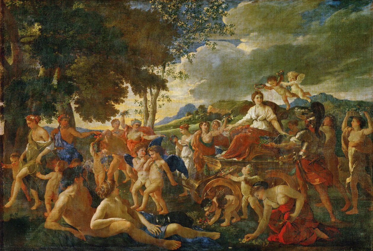 Triumf Flory ... autorstwa Nicolas (attr.to) Poussin