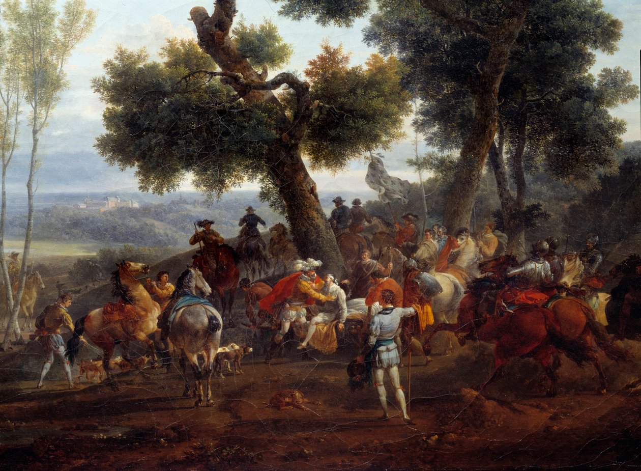 Wojna Religii: „”Spotkanie króla Francji Henryka IV (1553-1610) i Sully