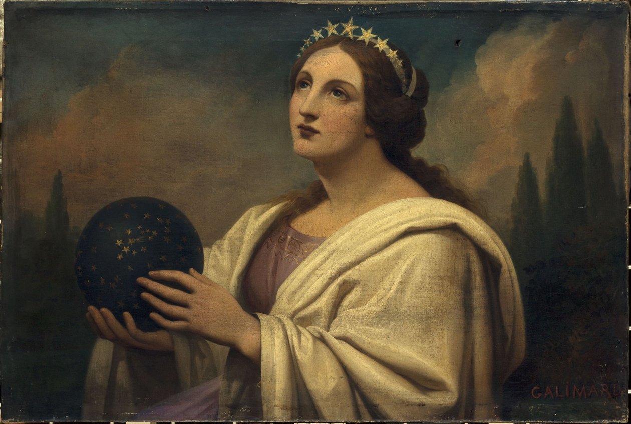 Alegoria nauki lub astronomii autorstwa Nicolas Auguste Galimard