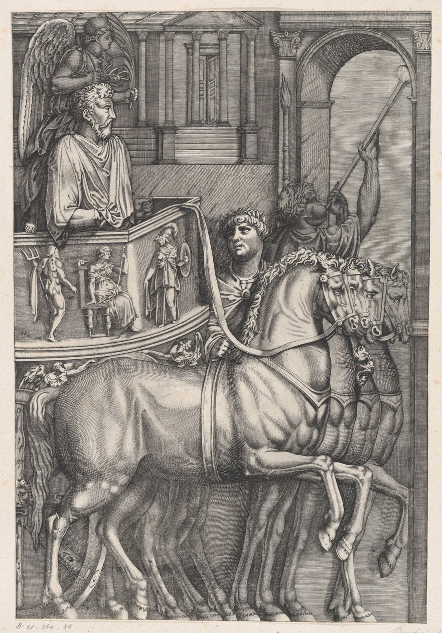 Triumf Marka Aureliusza, 1550., 1550. autorstwa Nicolas Beatrizet