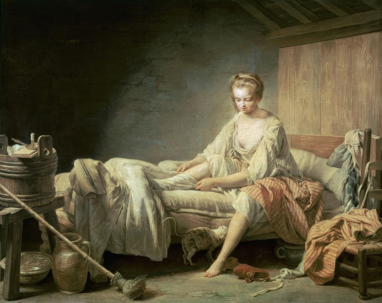Le Lever de Fanchon autorstwa Nicolas Bernard Lepicie