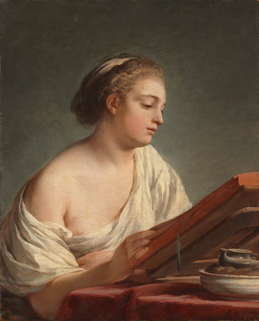 Kobieta czytająca, 1769. autorstwa Nicolas Bernard Lepicie