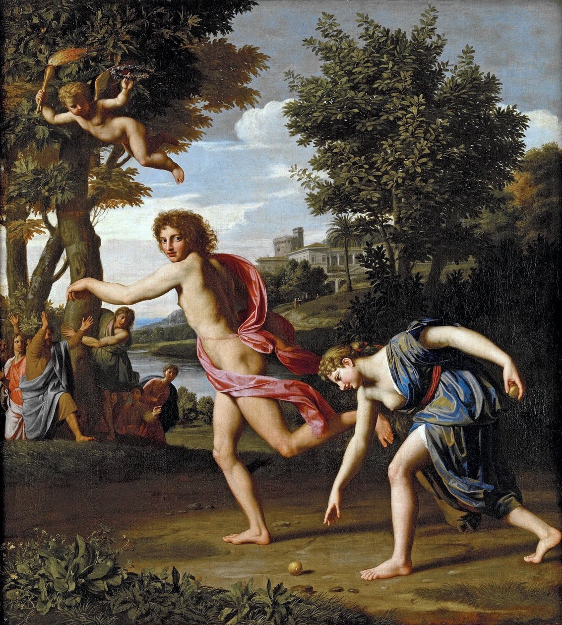 Hippomenes i Atalanta autorstwa Nicolas Colombel