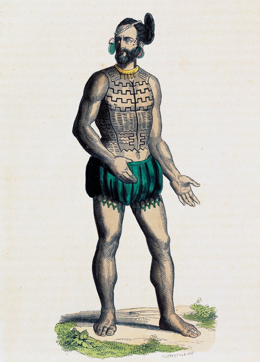 Pochodzący z Archipelagu Romanzoff (Oceania) autorstwa Nicolas Dally