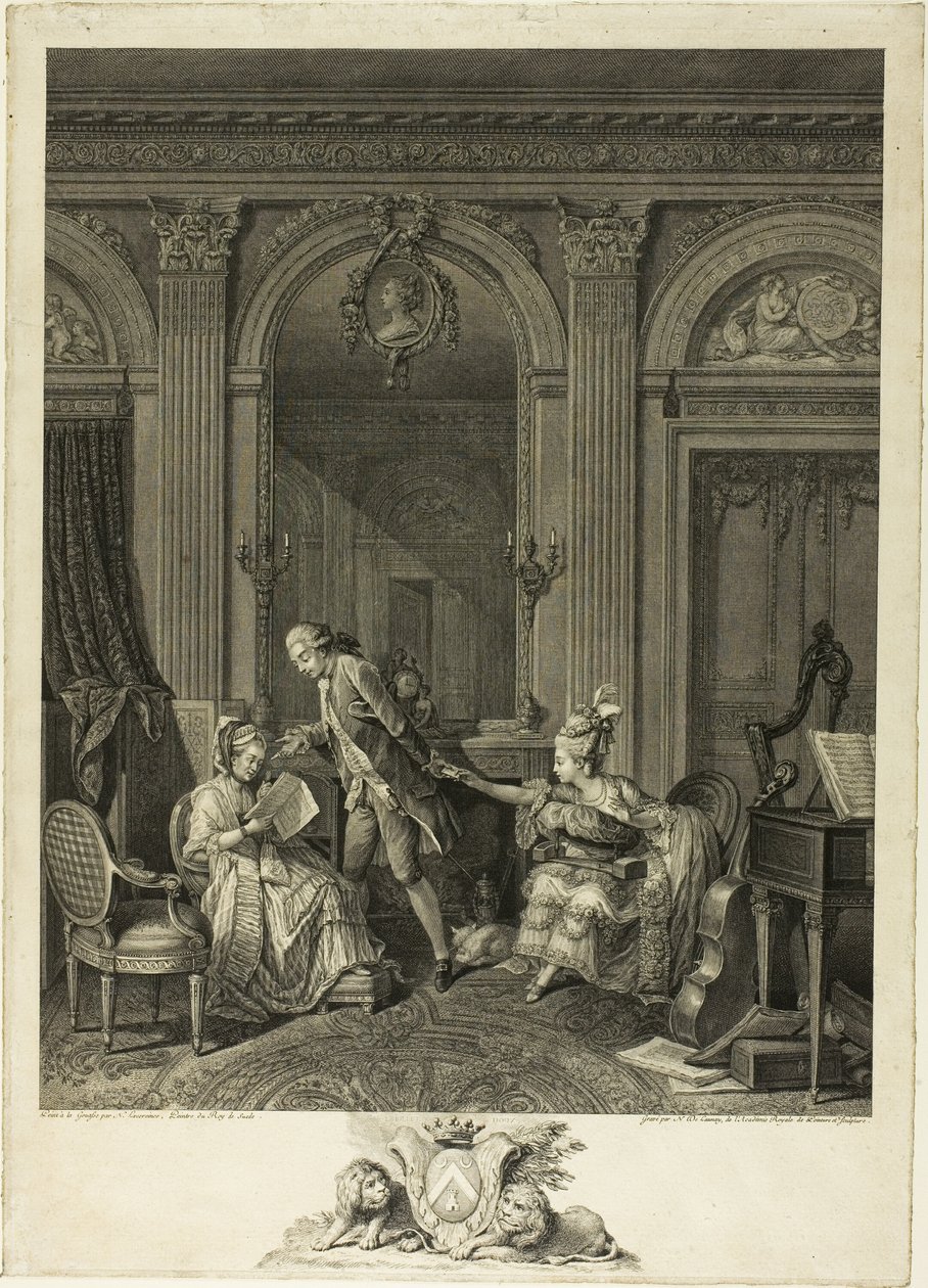 List miłosny autorstwa Nicolas Delaunay