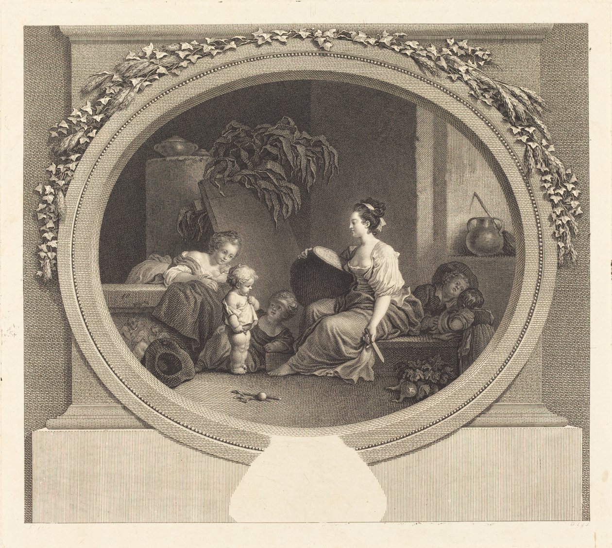 Więc proszę powiedz autorstwa Nicolas Delaunay after Jean Honoré Fragonard