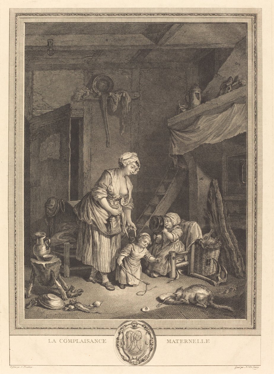 Samozadowolenie matki autorstwa Nicolas Delaunay after Sigmund Freudenberger
