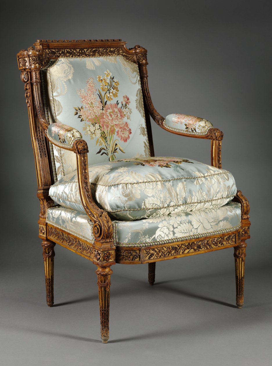 Fotel, ok.1785 (bukszpan) autorstwa Nicolas Denis Delaisement