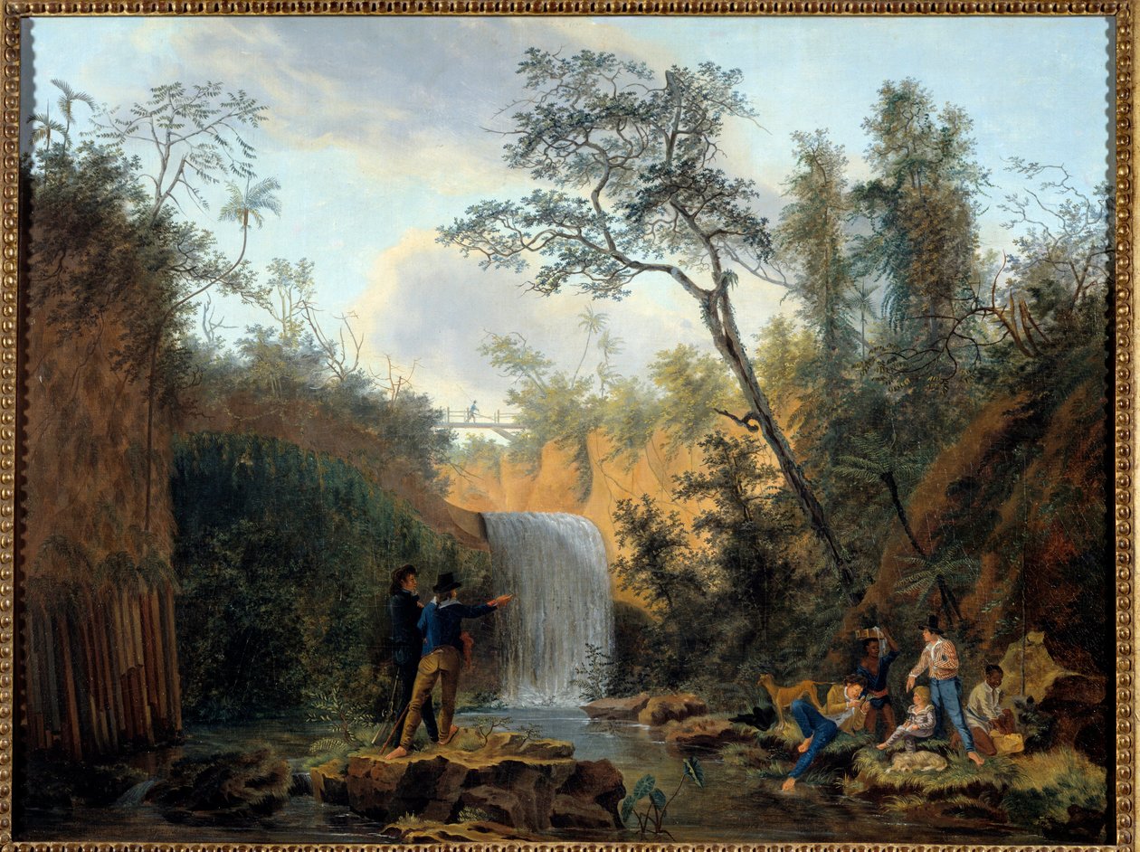 Wyprawa botanika w Ameryce Południowej Obraz Nicolasa Didiera Bogueta (1755-1839) XVIII w. La Rochelle, Musee du Nouveau Monde autorstwa Nicolas Didier Boguet