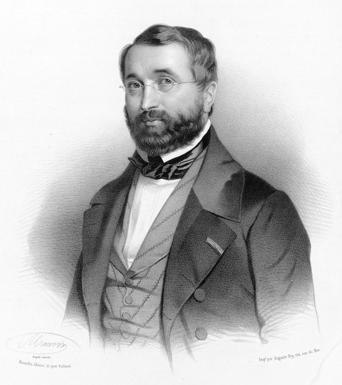 Adolphe Adam by Maurin autorstwa Nicolas Eustache Maurin