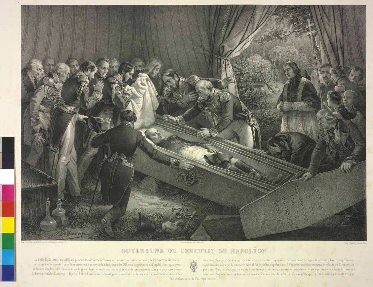 Cesarz Francuzów Napoleon I Bonaparte autorstwa Nicolas Eustache Maurin