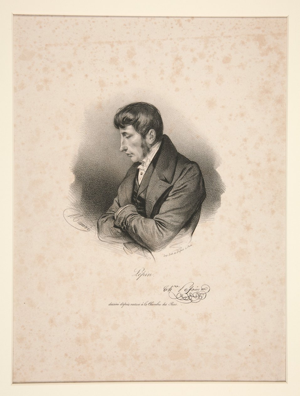 Pepin autorstwa Nicolas Eustache Maurin