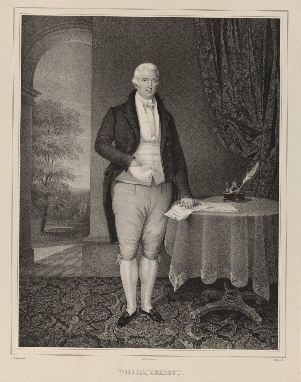 William Cobbett autorstwa Nicolas Eustache Maurin