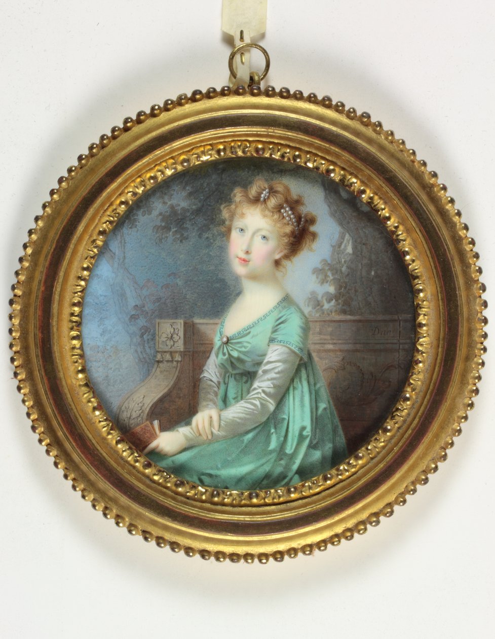Marie-Antoinette-Therese, księżna Asturii (emalia) autorstwa Nicolas François Dun