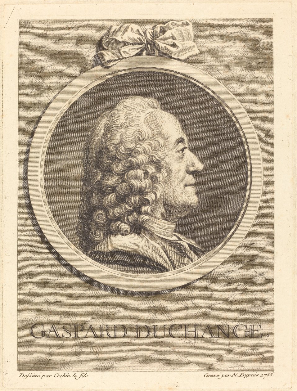 Gaspard Duchange autorstwa Nicolas Gabriel Dupuis after Charles Nicolas Cochin II