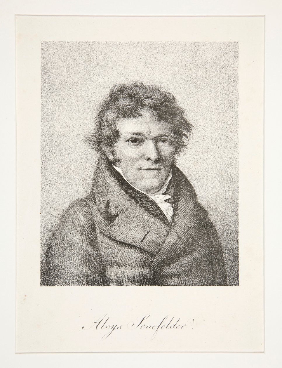 Portret Aloysa Senefeldera autorstwa Nicolas Henri Jacob