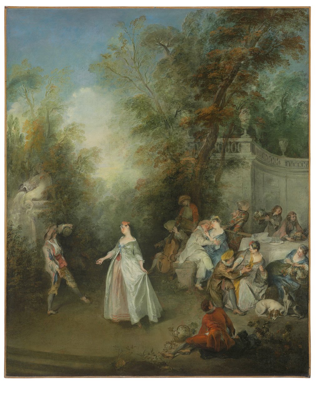 Jesień autorstwa Nicolas Lancret